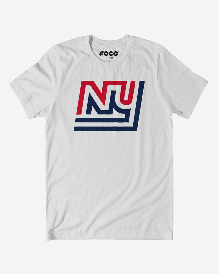 New York Giants 1975 Retro Logo T-Shirt FOCO White S - FOCO.com