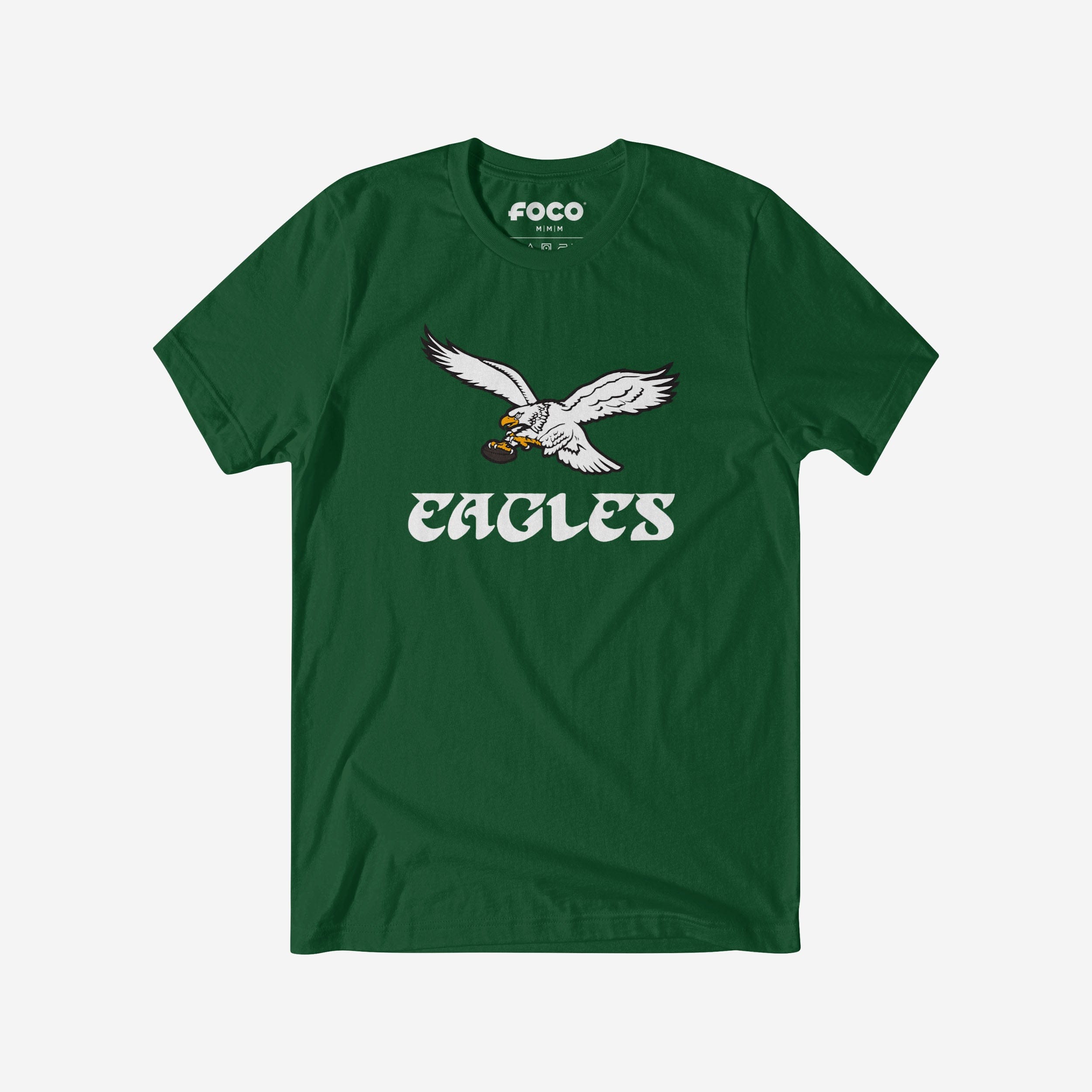Philadelphia Eagles Retro Logo Lockup T-Shirt FOCO