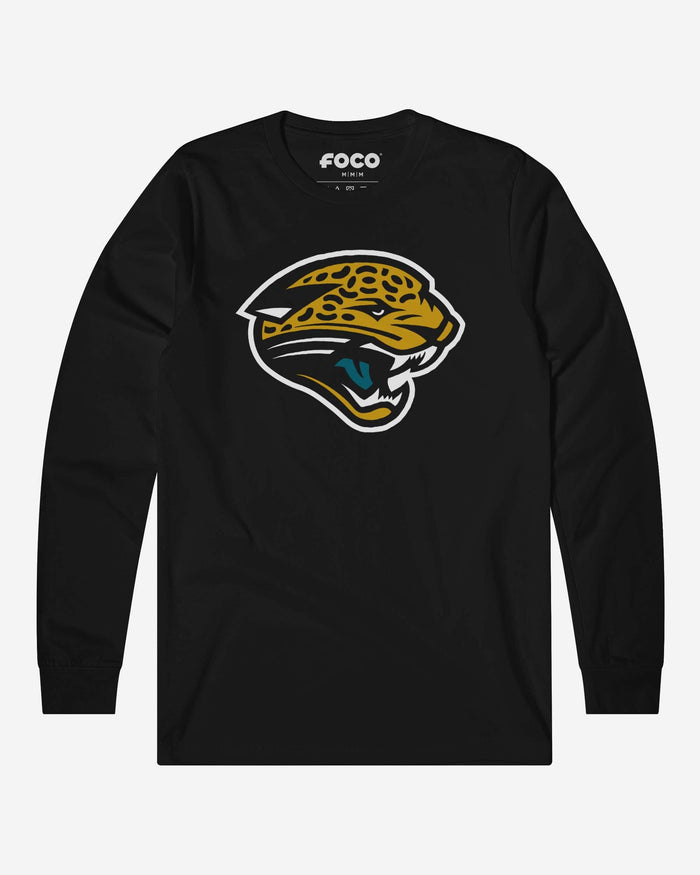 Jacksonville Jaguars 1995 Retro Logo Long Sleeve T-Shirt FOCO Black S - FOCO.com
