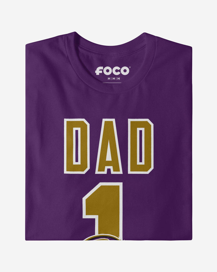 Baltimore Ravens Number 1 Dad T-Shirt FOCO - FOCO.com