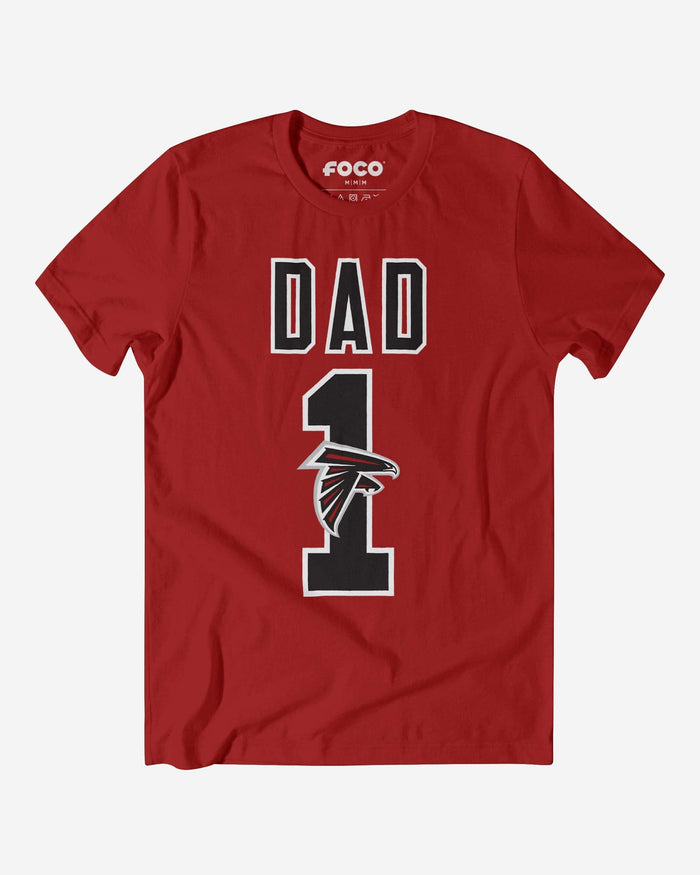 Atlanta Falcons Number 1 Dad T-Shirt FOCO S - FOCO.com