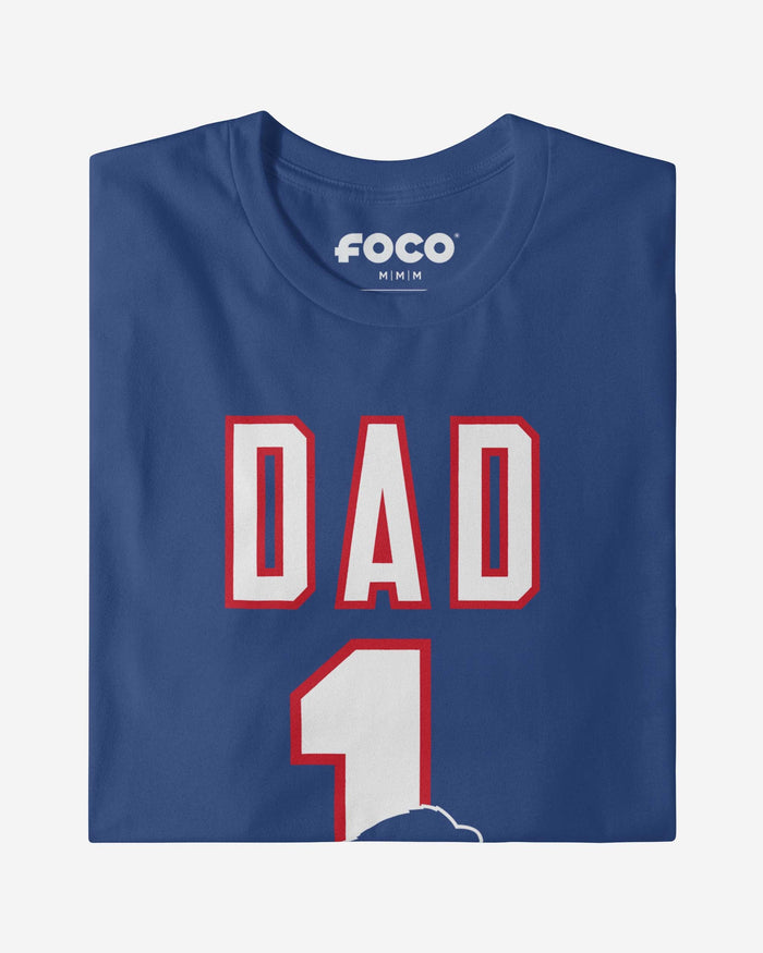 Buffalo Bills Number 1 Dad T-Shirt FOCO - FOCO.com