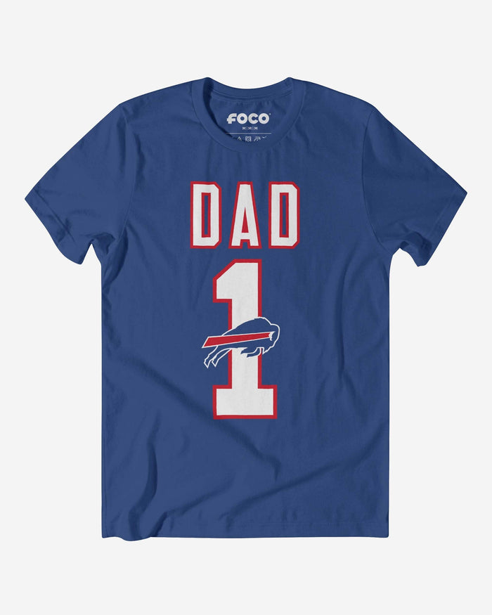 Buffalo Bills Number 1 Dad T-Shirt FOCO S - FOCO.com