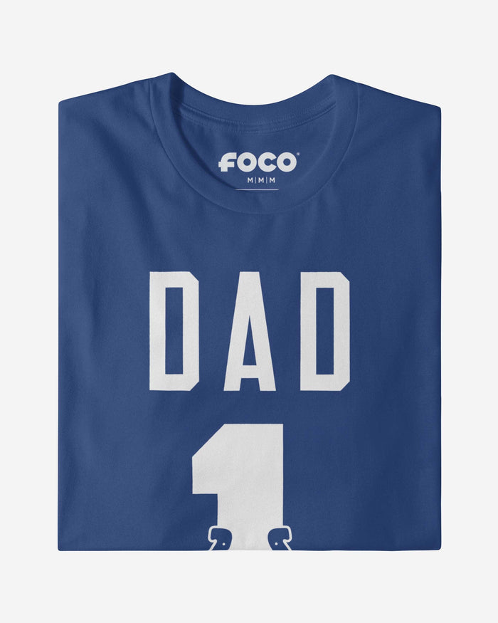 Indianapolis Colts Number 1 Dad T-Shirt FOCO - FOCO.com