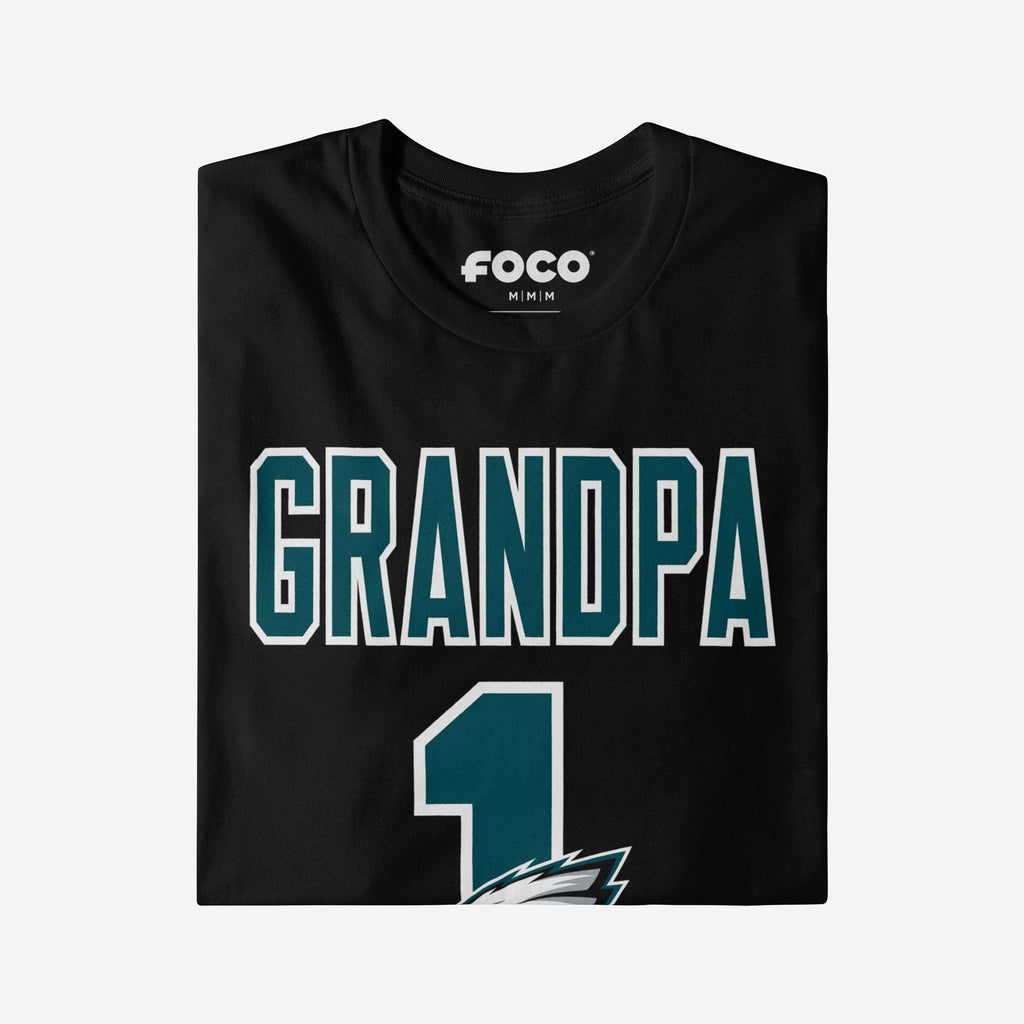 Philadelphia Eagles Number 1 Grandpa TShirt FOCO