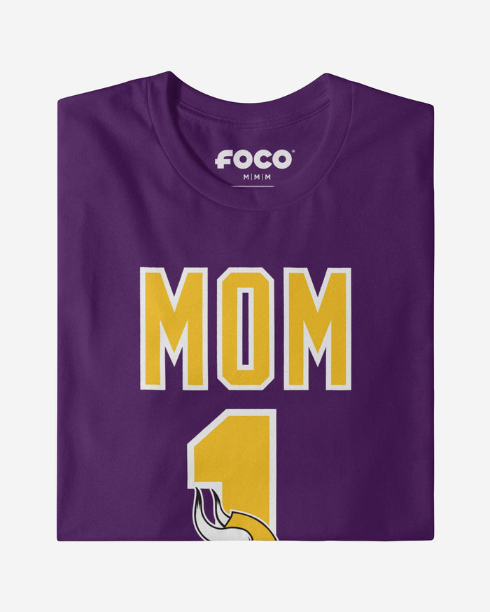 Minnesota Vikings Number 1 Mom T-Shirt FOCO - FOCO.com