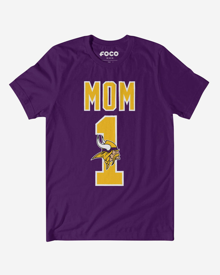 Minnesota Vikings Number 1 Mom T-Shirt FOCO S - FOCO.com