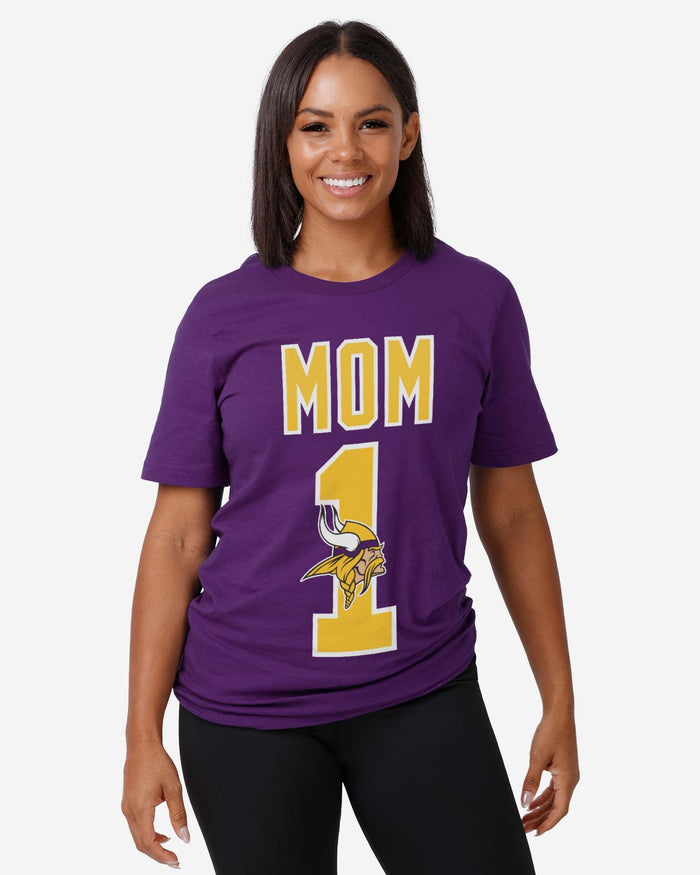 Minnesota Vikings Number 1 Mom T-Shirt FOCO - FOCO.com