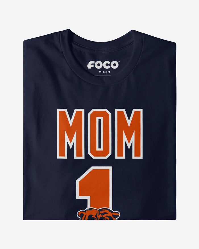 Chicago Bears Number 1 Mom T-Shirt FOCO - FOCO.com