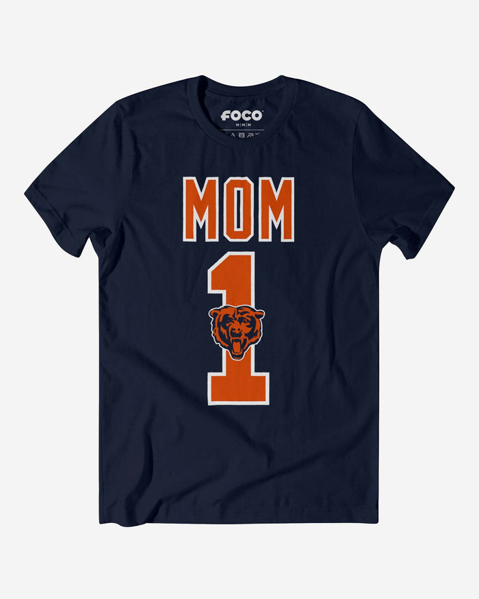 Chicago Bears Number 1 Mom T-Shirt FOCO S - FOCO.com
