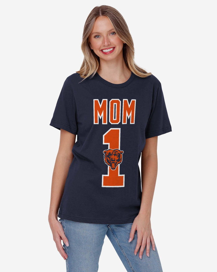 Chicago Bears Number 1 Mom T-Shirt FOCO - FOCO.com