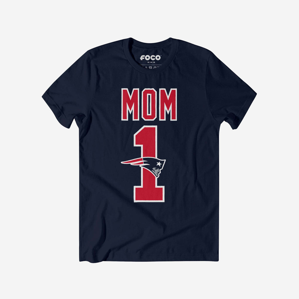 New England Patriots Number 1 Mom T-Shirt FOCO S - FOCO.com
