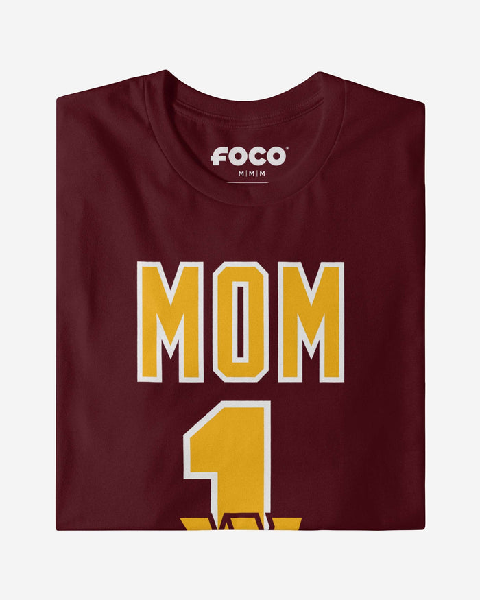 Washington Commanders Number 1 Mom T-Shirt FOCO - FOCO.com