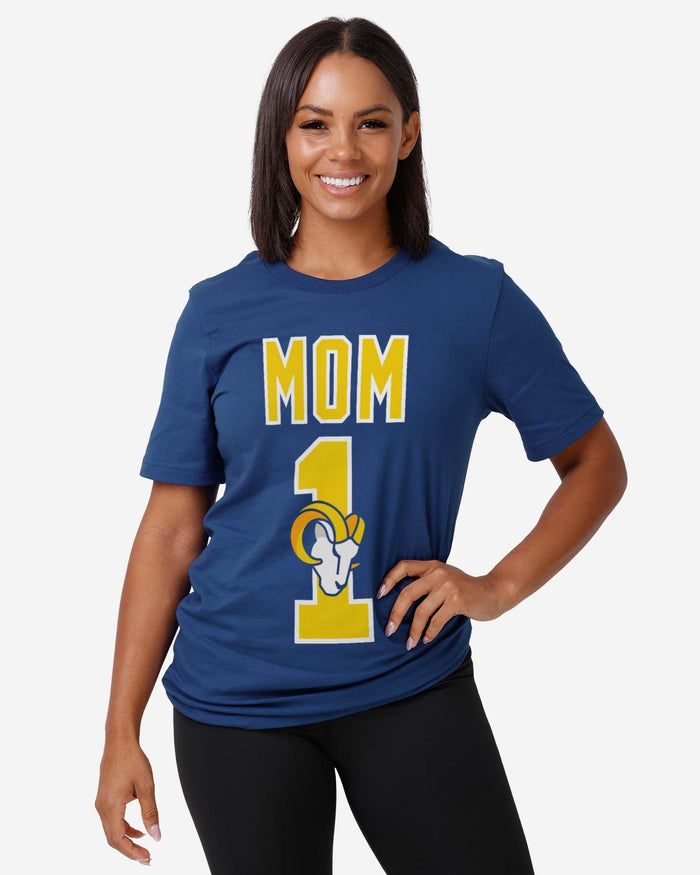 Los Angeles Rams Number 1 Mom T-Shirt FOCO - FOCO.com