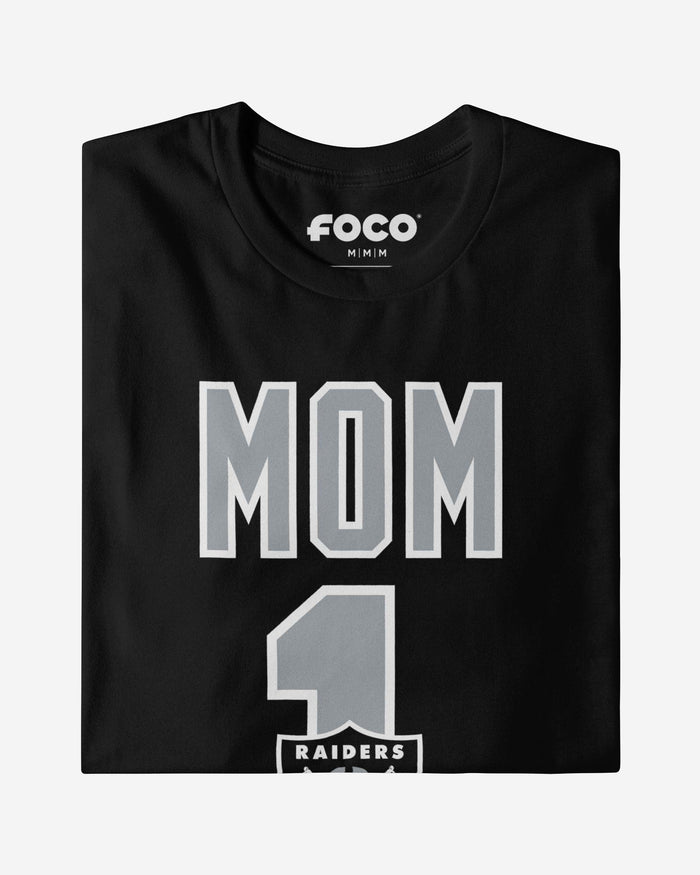 Las Vegas Raiders Number 1 Mom T-Shirt FOCO - FOCO.com