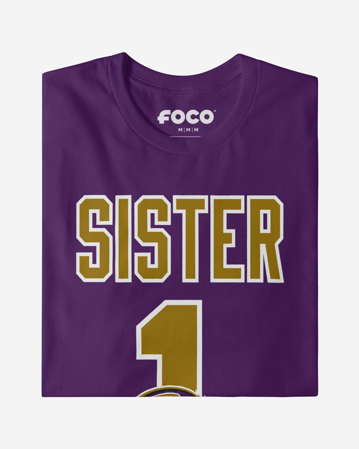 Baltimore Ravens Number 1 Sister T-Shirt FOCO - FOCO.com
