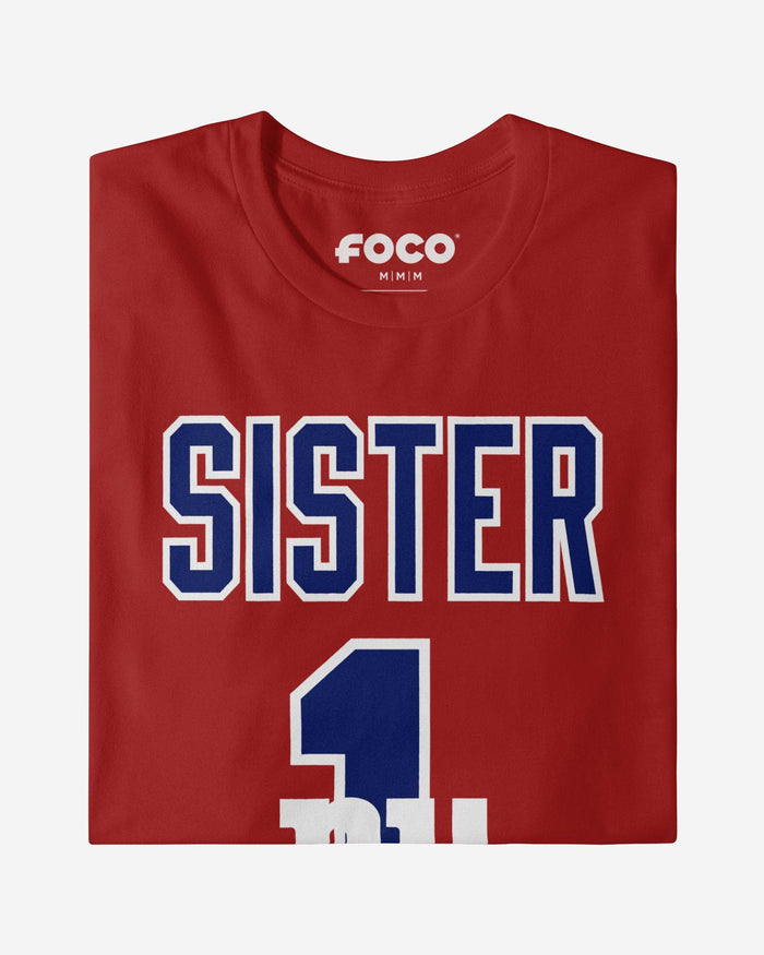 New York Giants Number 1 Sister T-Shirt FOCO - FOCO.com