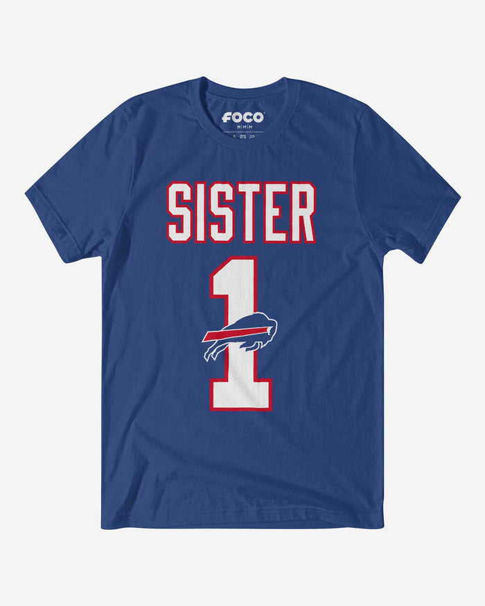 Buffalo Bills Number 1 Sister T-Shirt FOCO S - FOCO.com