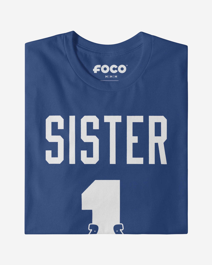 Indianapolis Colts Number 1 Sister T-Shirt FOCO - FOCO.com