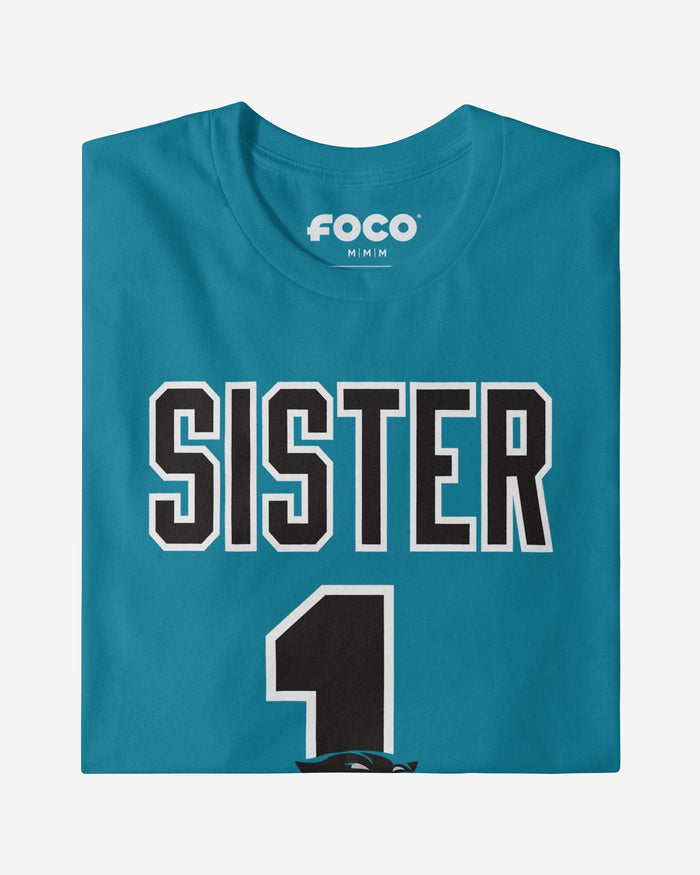Carolina Panthers Number 1 Sister T-Shirt FOCO - FOCO.com