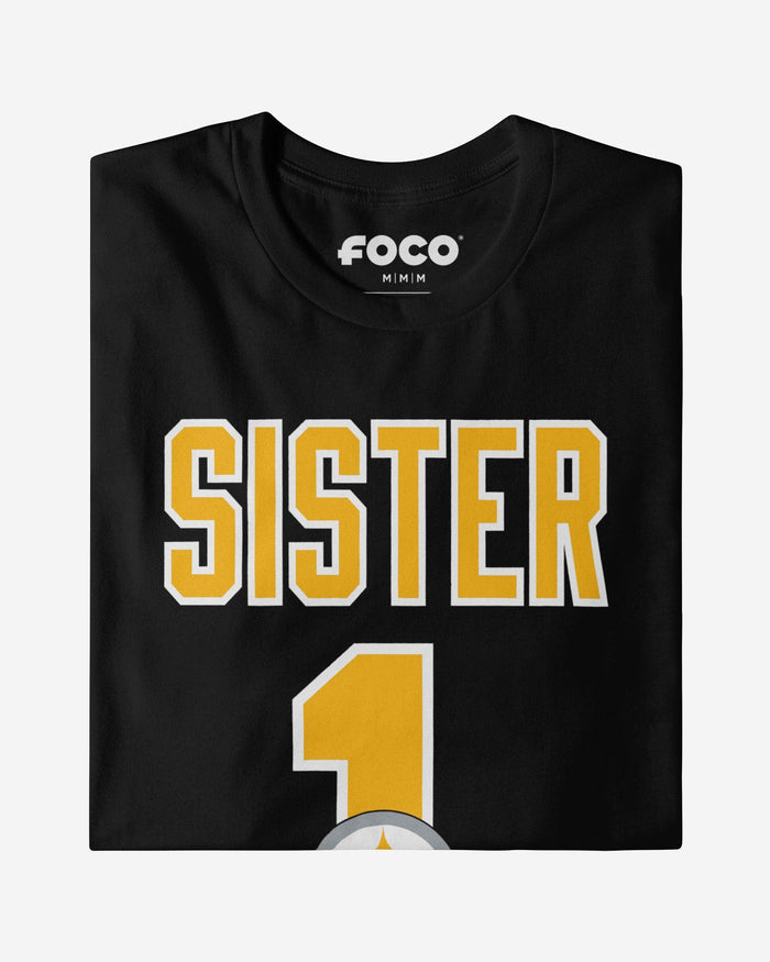 Pittsburgh Steelers Number 1 Sister T-Shirt FOCO - FOCO.com