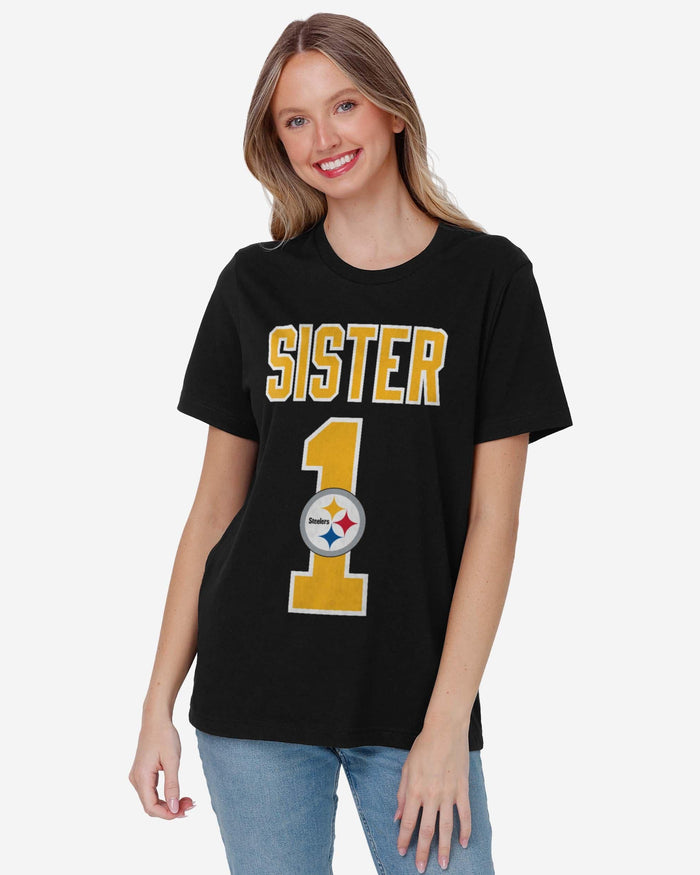 Pittsburgh Steelers Number 1 Sister T-Shirt FOCO - FOCO.com
