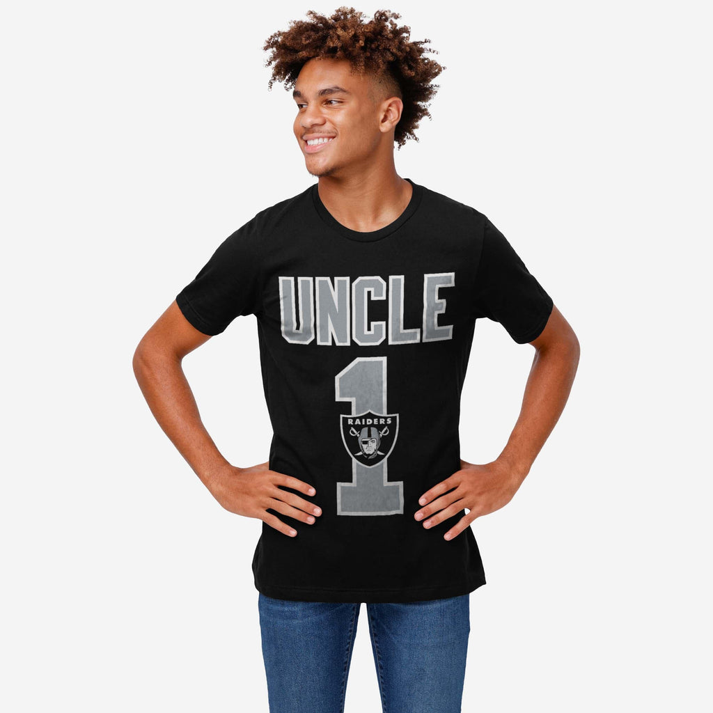 Las Vegas Raiders Number 1 Uncle T-Shirt FOCO