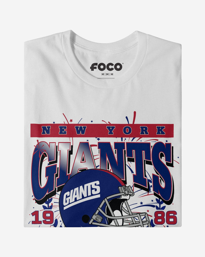 New York Giants Super Bowl Commemorative T-Shirt FOCO - FOCO.com