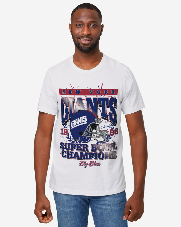 New York Giants Super Bowl Commemorative T-Shirt FOCO - FOCO.com