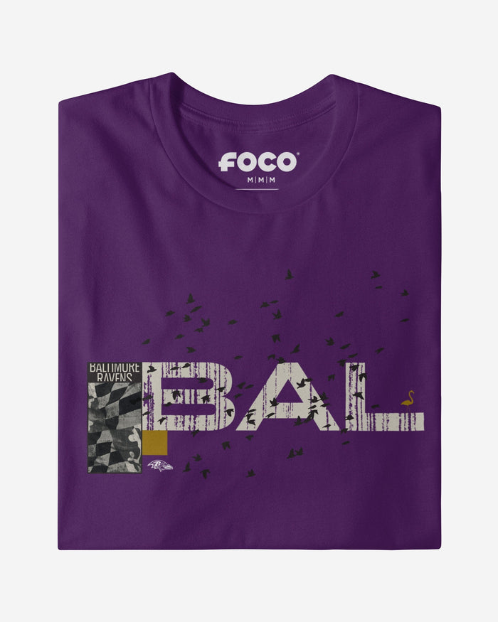 Baltimore Ravens 2025 NFL Draft Cluster T-Shirt FOCO - FOCO.com