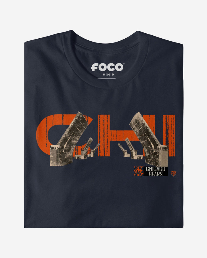 Chicago Bears 2025 NFL Draft Cluster T-Shirt FOCO - FOCO.com