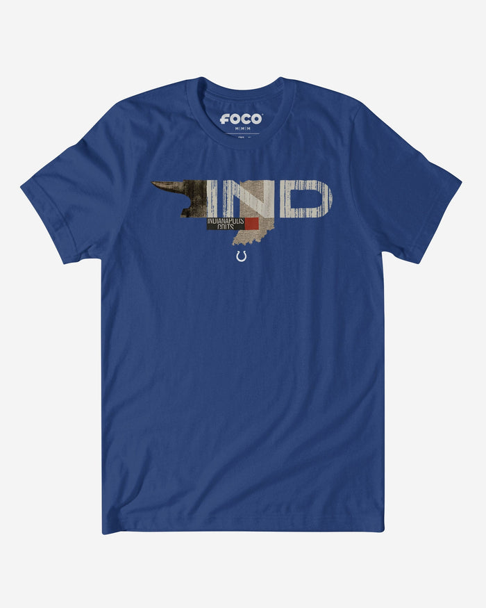 Indianapolis Colts 2025 NFL Draft Cluster T-Shirt FOCO S - FOCO.com