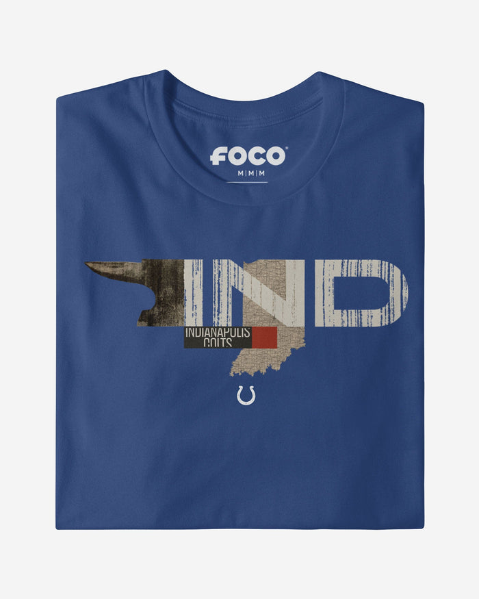 Indianapolis Colts 2025 NFL Draft Cluster T-Shirt FOCO - FOCO.com