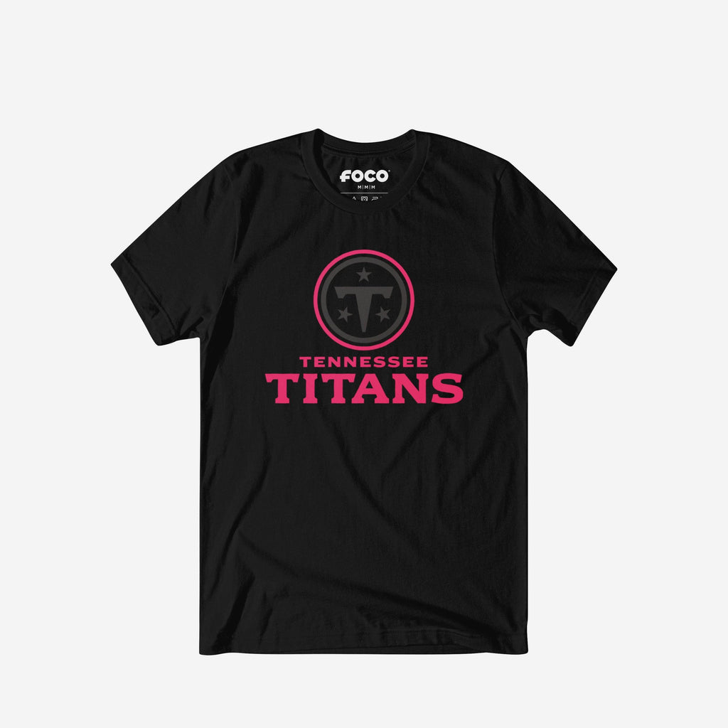 Tennessee Titans Highlight Reel T-Shirt FOCO Black/Neon Pink S - FOCO.com