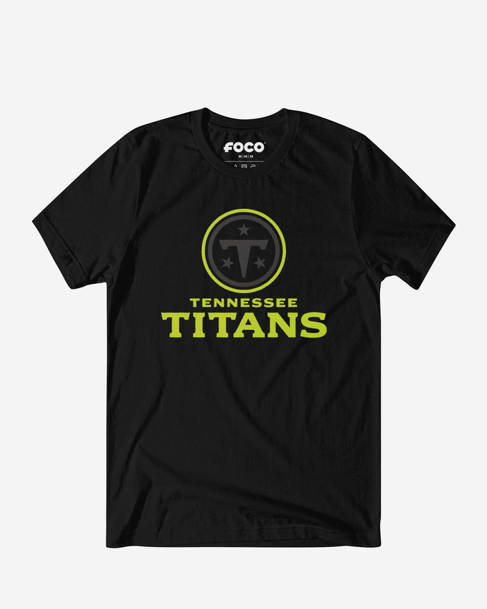 Tennessee Titans Highlight Reel T-Shirt FOCO Black/Volt S - FOCO.com