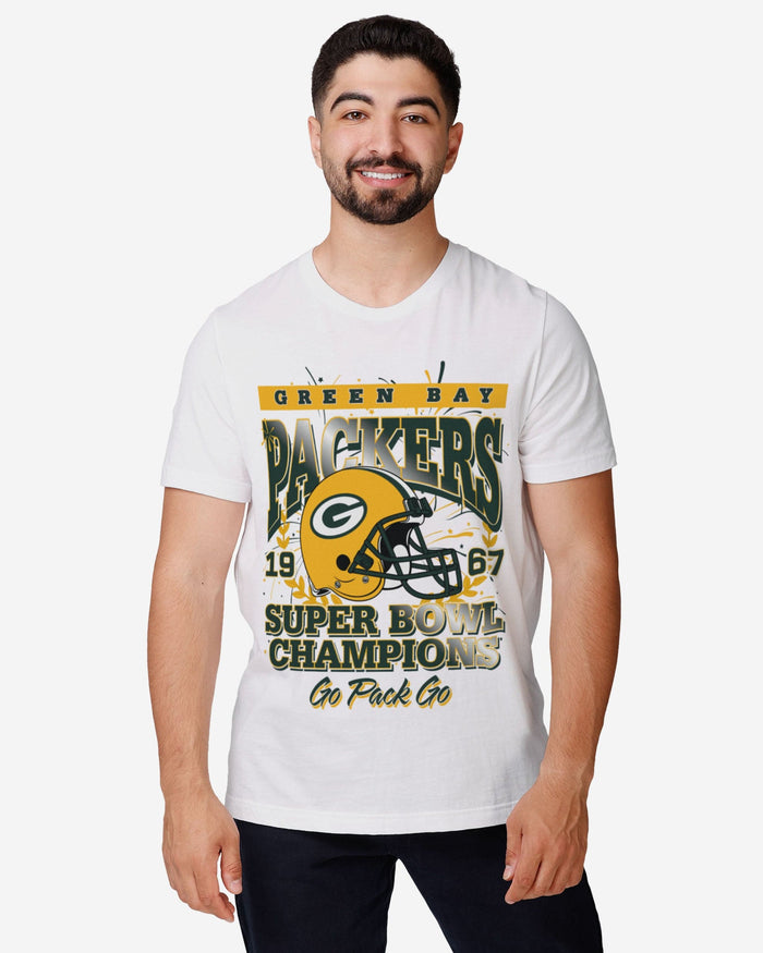 Green Bay Packers Super Bowl Commemorative T-Shirt FOCO - FOCO.com