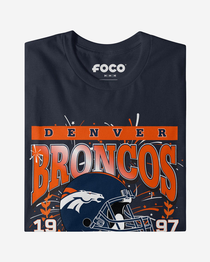 Denver Broncos Super Bowl Commemorative T-Shirt FOCO - FOCO.com