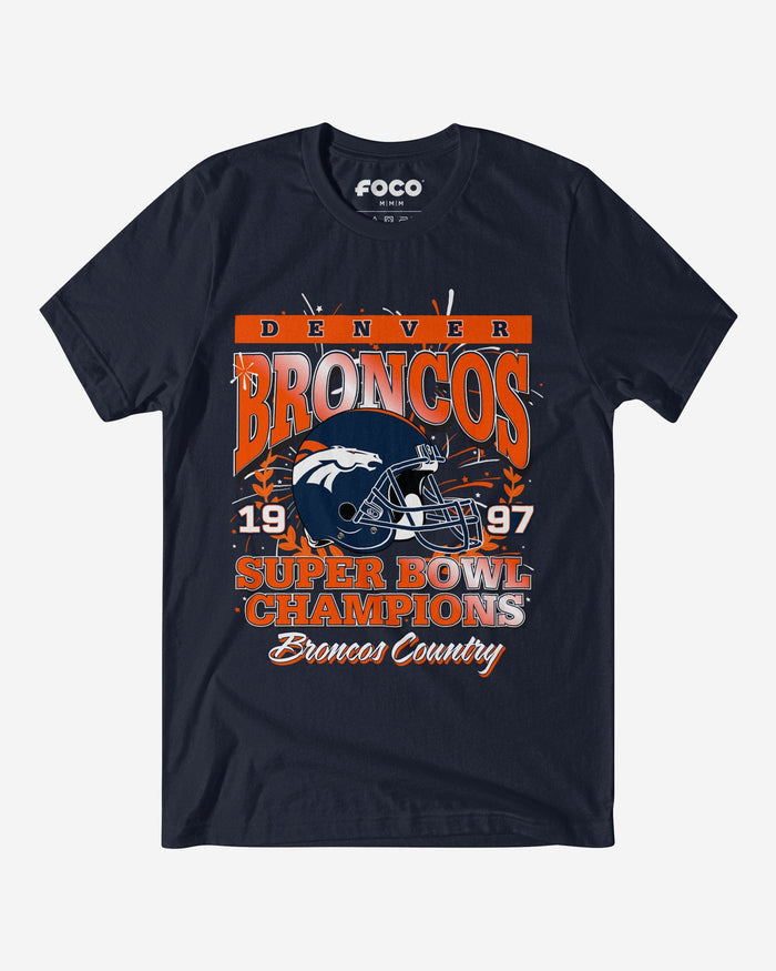 Denver Broncos Super Bowl Commemorative T-Shirt FOCO