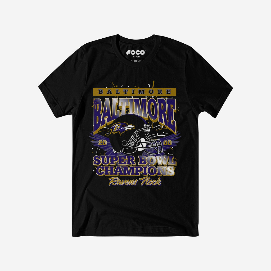 Baltimore Ravens Super Bowl Commemorative T-Shirt FOCO S - FOCO.com