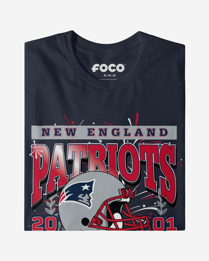 New England Patriots Super Bowl Commemorative T-Shirt FOCO - FOCO.com