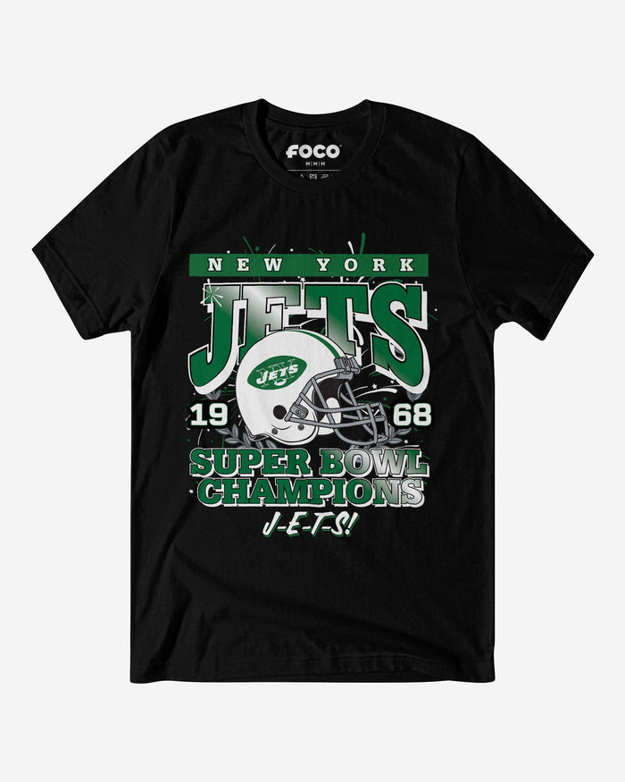 New York Jets Super Bowl Commemorative T-Shirt FOCO S - FOCO.com