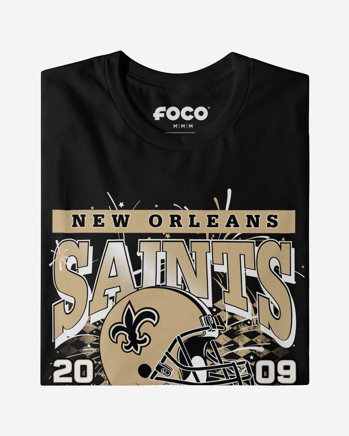 New Orleans Saints Super Bowl Commemorative T-Shirt FOCO - FOCO.com