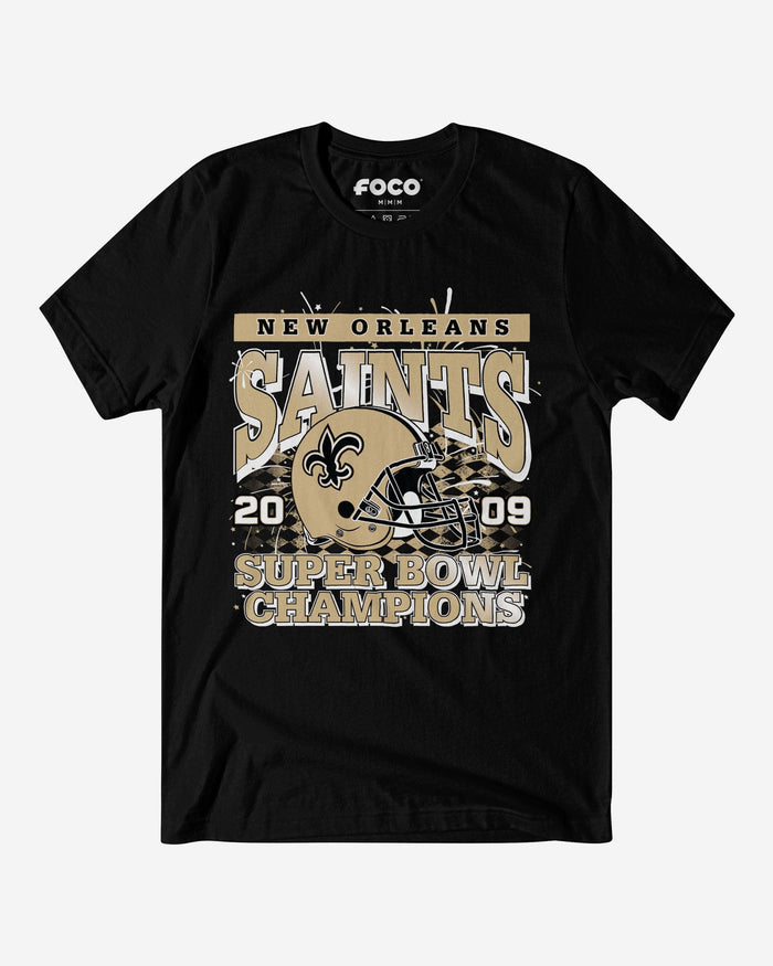New Orleans Saints Super Bowl Commemorative T-Shirt FOCO S - FOCO.com
