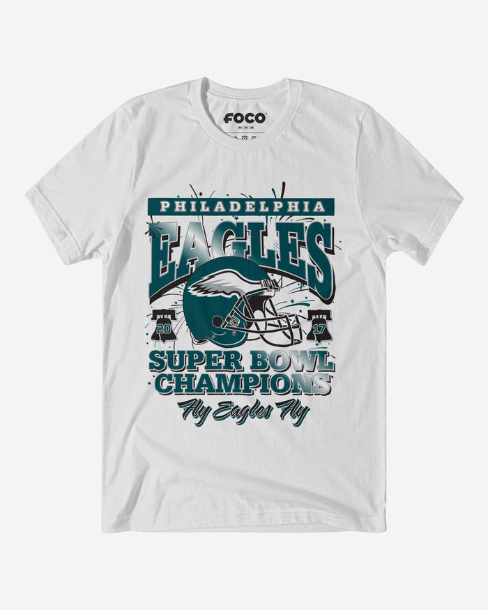 Philadelphia Eagles Super Bowl Commemorative T-Shirt FOCO S - FOCO.com