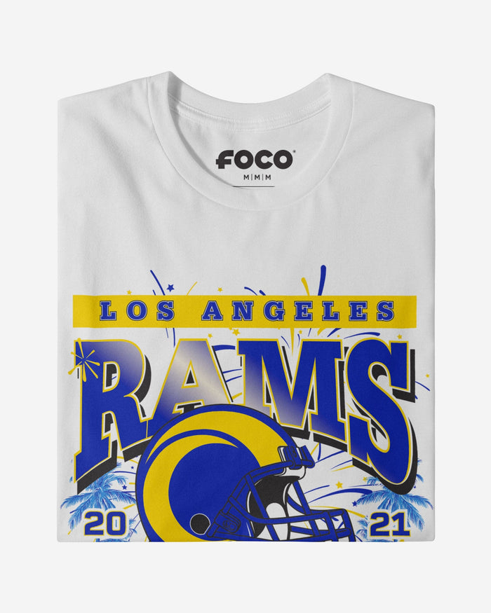 Los Angeles Rams Super Bowl Commemorative T-Shirt FOCO - FOCO.com