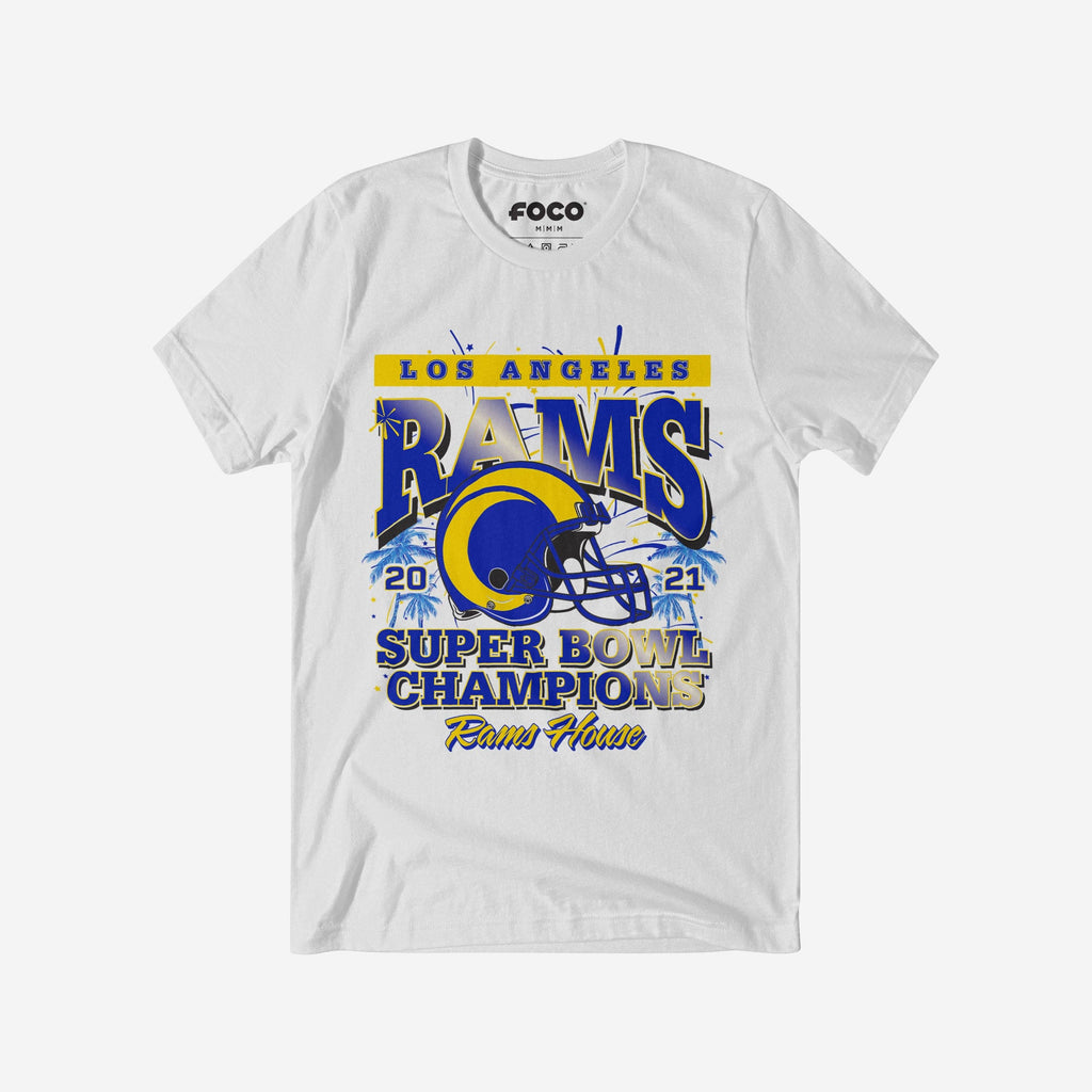 Los Angeles Rams Super Bowl Commemorative T-Shirt FOCO S - FOCO.com
