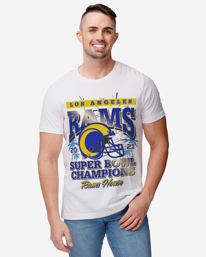 Los Angeles Rams Super Bowl Commemorative T-Shirt FOCO - FOCO.com