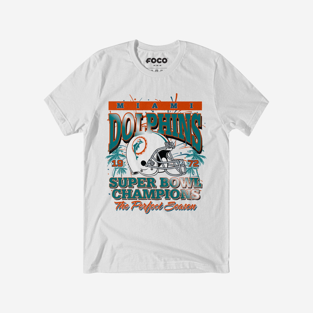 Miami Dolphins Super Bowl Commemorative T-Shirt FOCO S - FOCO.com