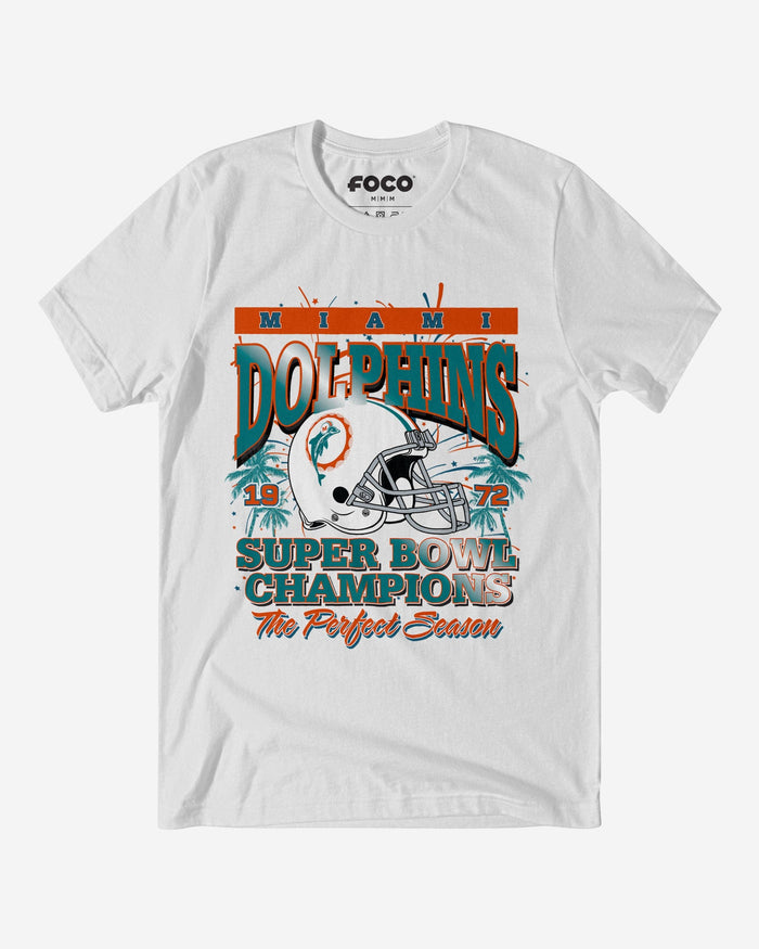 Miami Dolphins Super Bowl Commemorative T-Shirt FOCO S - FOCO.com