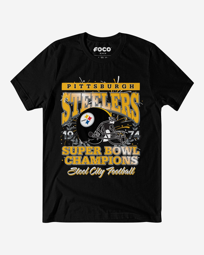 Pittsburgh Steelers Super Bowl Commemorative T-Shirt FOCO S - FOCO.com